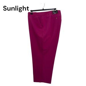 Worthington Woman Modern Fit Straight Leg Ankle Pants Size 30W Adventure Pink